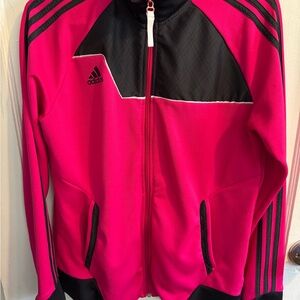 Adidas Black and Pink Climalite Jacket
